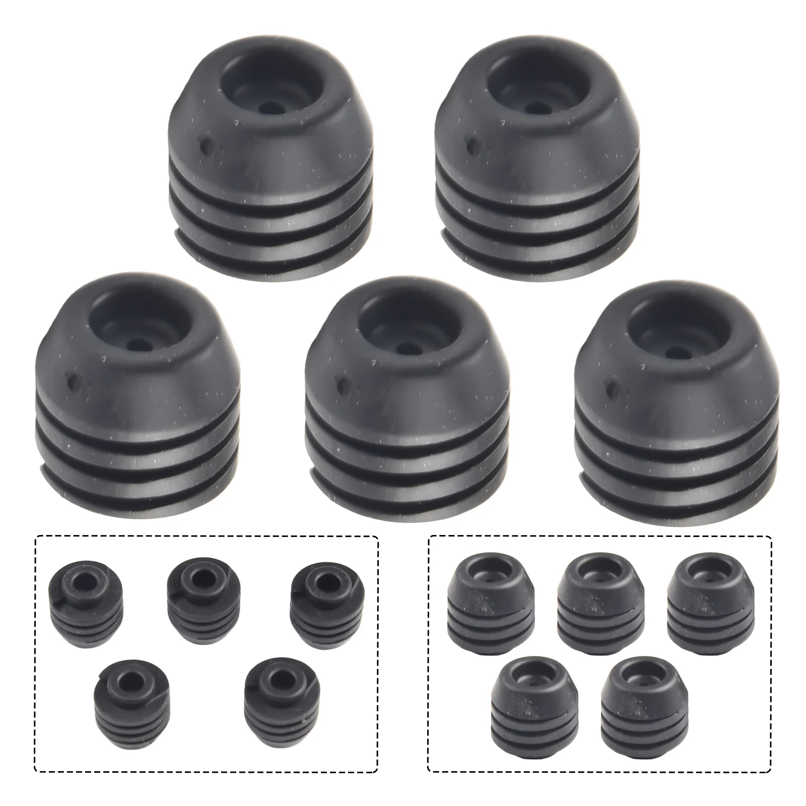 

5pcs Car Door Damper Rubber Buffer Stoppers Bonnet Rubber Buffer Shockproof Cushion Pad Fit For Honda Interior Accessories