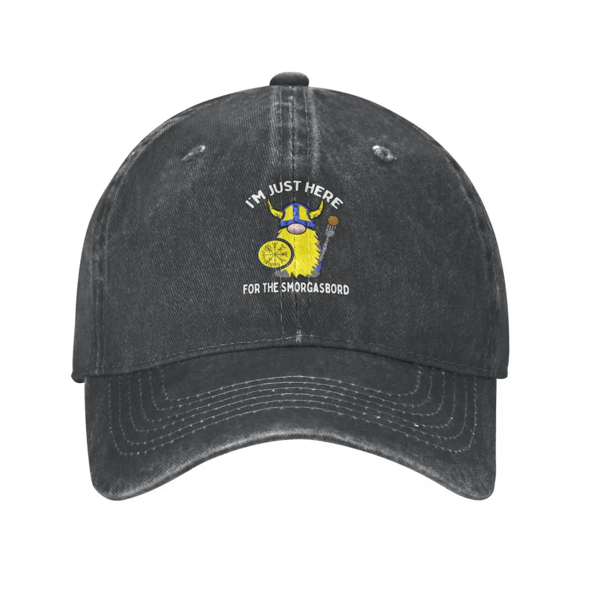 

I'm Just Here for The Smorgasbord Viking Gnome Tomte Swedish Cap Cowboy Hat Fashion beach hat for man Women's
