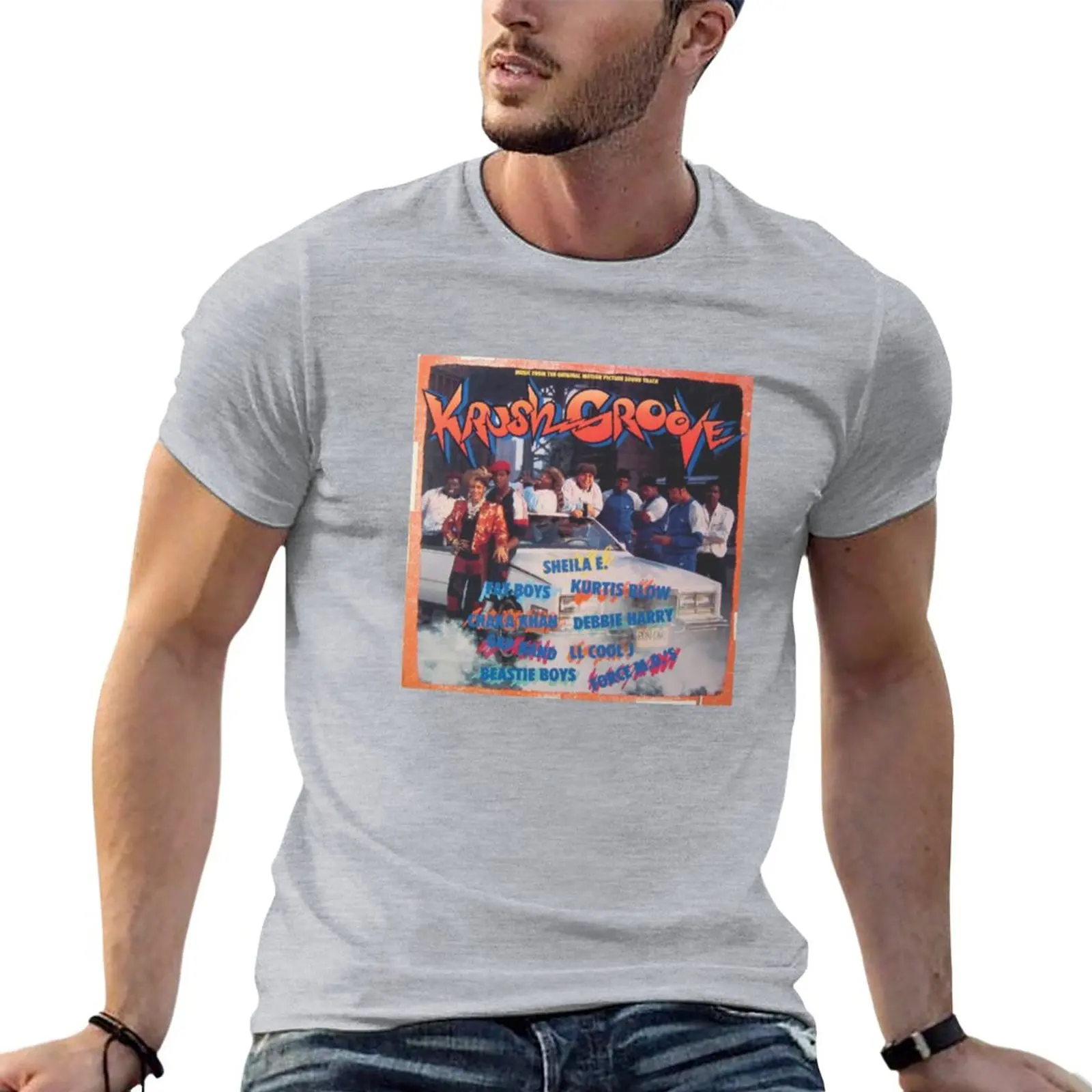 

New krush groove merch T-Shirt T-Shirt hippie clothes summer clothes boys t shirts workout shirts for men