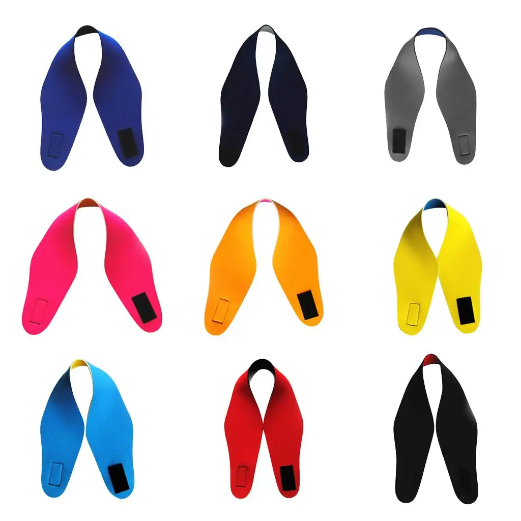Kids Children Adult Swimming Elastic Neoprene Ear Band Headband 2