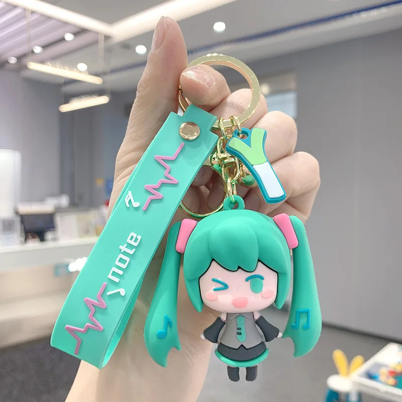 Cute Hatsune Miku Anime Keychain - Fashionable Backpack Pendant and Unique Surprise Gift