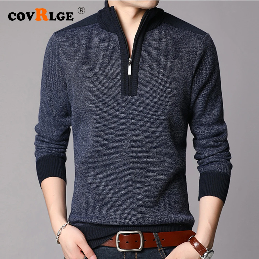 fisherman sweater mens Cashmere Sweater Men Clothes Spring Autumn  Winter Thick Warm Wool Pullover Men Casual Zipper Turtleneck Pull Homme MZM063 old man sweater