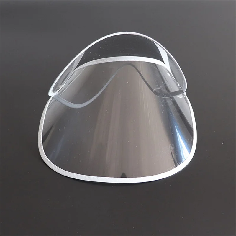New 1PC Protective Cap Replaceable Hat Brim Clear Hood Raincoat Jacket Face Protector Poncho Transparent Rainproof