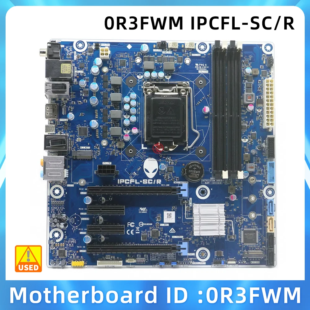 R3Fwm Ipcfl-Sc/R Per Dell Alienware Aurora R8 Scheda Madre Lga1151 Z370 0R3Fwm Ipcfl-Sc/R