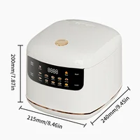 Electric Rice Cooker Smart 2L Automatic Multifunction Rice Cooking Machine Non-stick Liner for Food Warmer Household Rice Cooke 6
