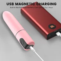 USB-Aufladung, 10 Geschwindigkeiten, Mini-Kugeldildo, Vibratoren, Vagina-Anal-Massagegerät für weibliche Erwachsene, Sexspielzeug für Frauen, Klitoris-Stimulator 4