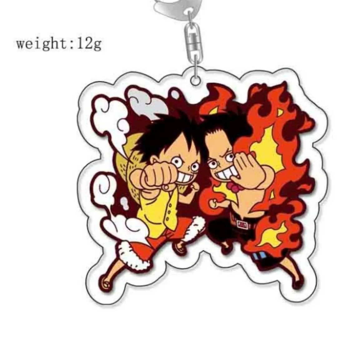 One Piece Anime Cartoon 2D Acryl-Schlüsselanhänger Monkey D. Luffy Solon Anhänger Geschenk-Schlüsselanhänger für Fans Studenten Mädchen Jungen Geschenke – Detail 12