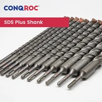 Foret à maçonnerie Long SDS Plus, longueur de tige-340 ~ 350mm, 12 options de diamètre-10 ~ 35mm, pointe croisée en carbure pour marteau électrique en tungstène 3