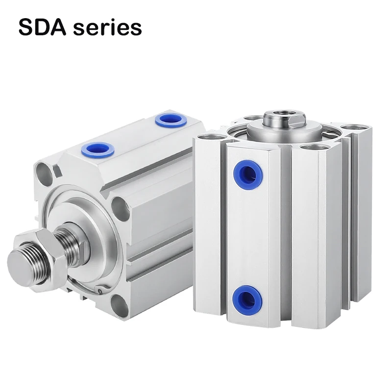 

Air Pneumatic Cylinder In The Spring SDA Compact Airtac Type 16 20 25 32 40 50 63mm Bore to 5 10 15 20 25 30 35 40 45 50 Stroke