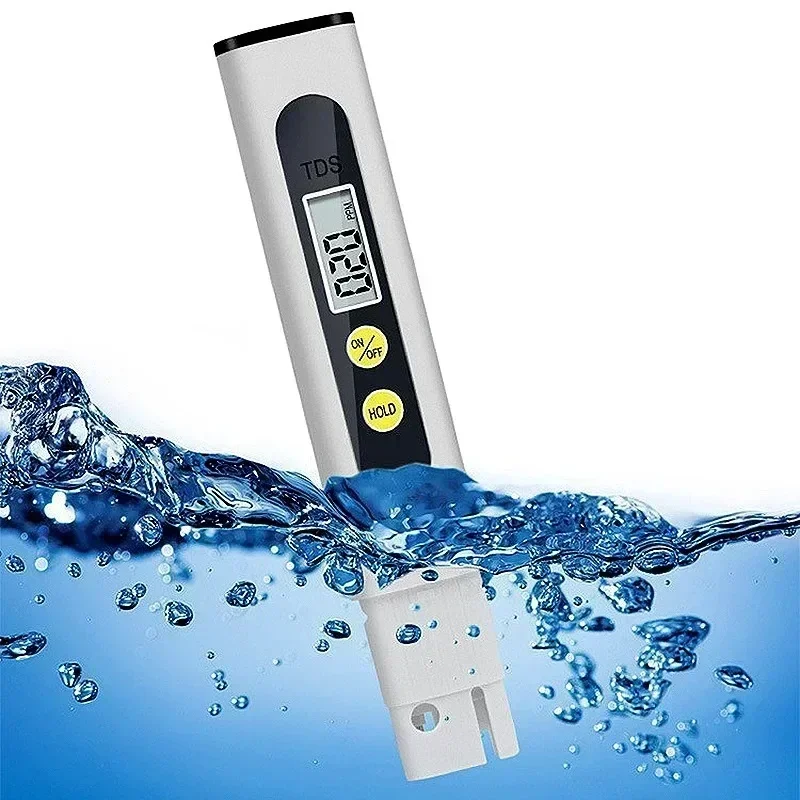 Water Tester TDS Meter Digital 0-9990ppm Drinking Water Quality Analyzer Monitor Filter Rapid Test Aquarium Hydroponics Pools