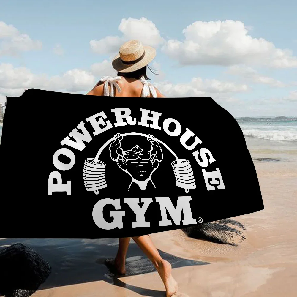Powerhouse Gym Towel Microfiber Beach Towel Absorbent Quick dry Soft Yoga Swimming Resort Mountain Climbing