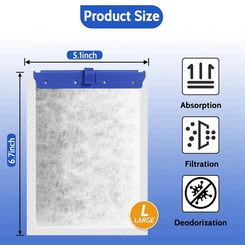 12 Packs Large Filter Cartridge For Tetra Whisper Bio-Bag Power Filters 20I,40I/IQ20,30,45,60/PF20,30,40,60
