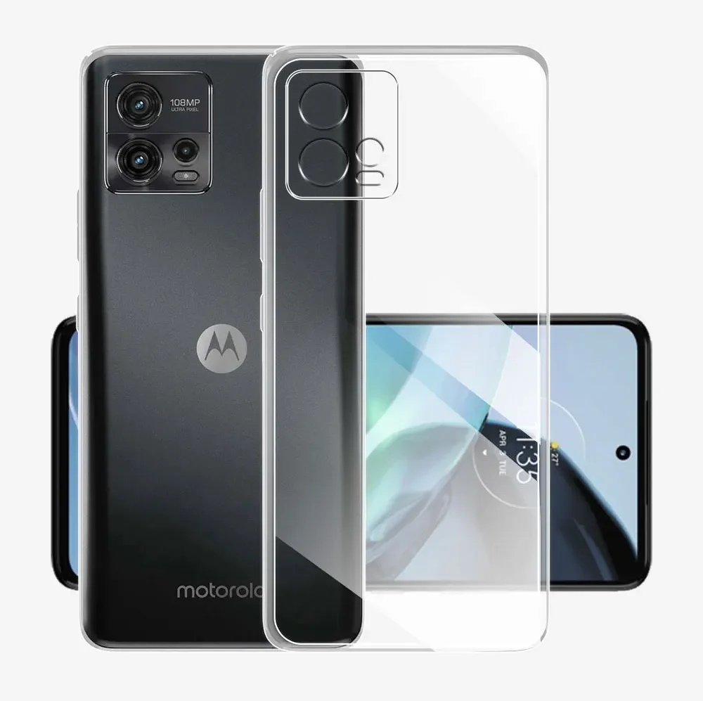 Luxury Clear Shockproof Phone Case with Transparent Back Cover