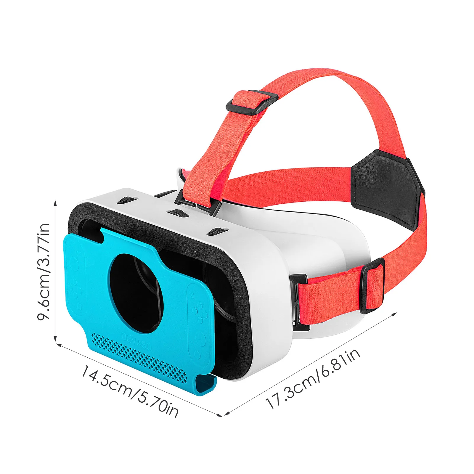 New VR Glasses for Nintendo Switch/OLED 3D Glasses Virtual Reality Movies for Switch Game Headset Adjustable Big Lens VR Glasses