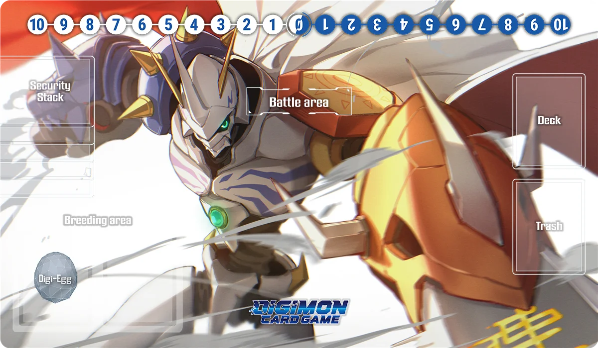 デジモンプレイマット オムニモンレディ デビモン ベルゼモン