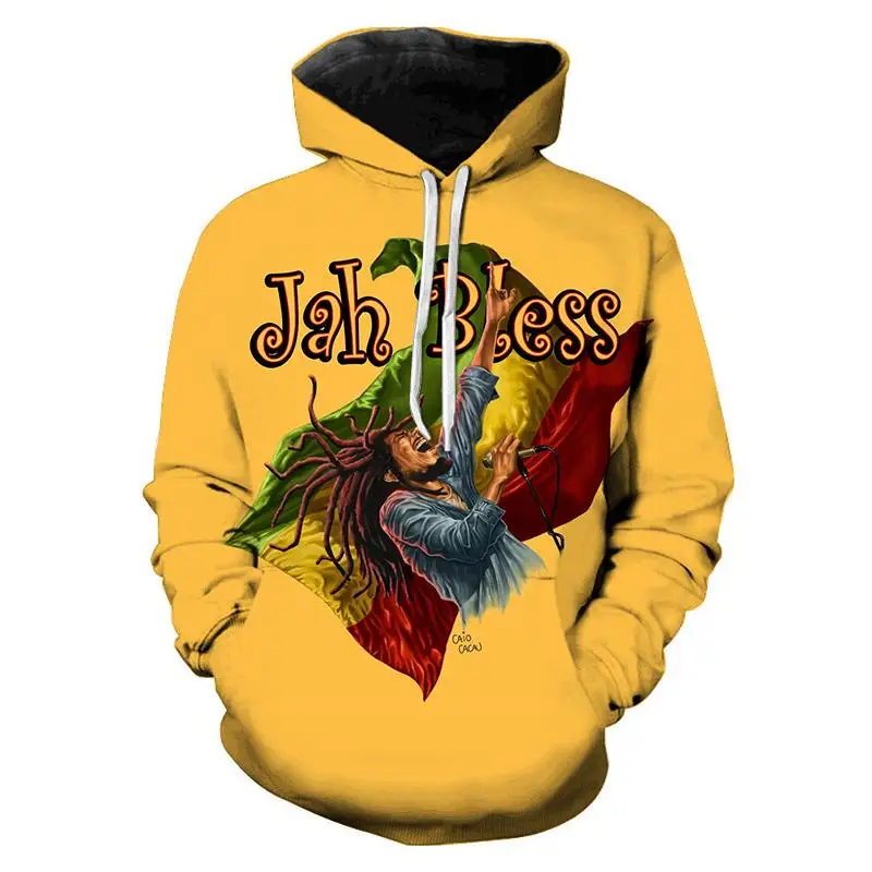 thumbnail image 1 of Sudadera con capucha con estampado de Jah Bless para hombres y mujeres, sudadera con capucha holgada informal con estampado 3D, ropa de calle para hombres, jerséis de gran tamaño, sudadera, ropa, 1 of 4