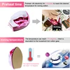 MINI Portable Foldable Electric Iron Clothes Travel Baseplate Handheld Dry Ironing Machine Garment Sewing Fabric Transfer EU US 3