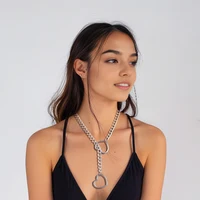 Collier chaîne en forme de cœur pour femmes, ras du cou Punk Rock Goth, accessoires de bijoux 4