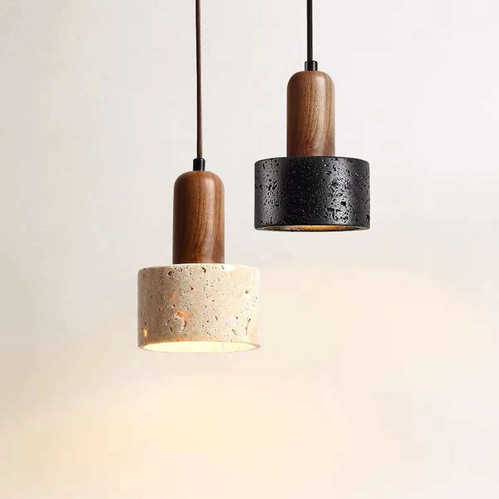 NaturalStoneShadeCylinderAdjustableHeightPendantLight,JapaneseWoodLEDPendantLampforKitchenIslandDiningRoom-AliExpress39