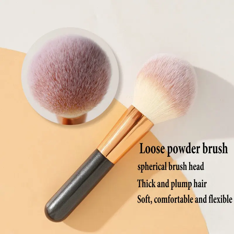 Soft loose powder brush blush brush high-quality fiber hair evenly catch  powder, better makeup effect. Xilin Beauty Tools - AliExpress