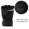 Half Finger Boxing Gloves PU Leather MMA Fighting Kick Boxing Gloves Karate Muay Thai Training Workout Gloves Men 6