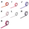 Card Lover 10M Solid Color Grid Washi Tape Masking Tape for Journal Scrapbooking Creative Stationery 3