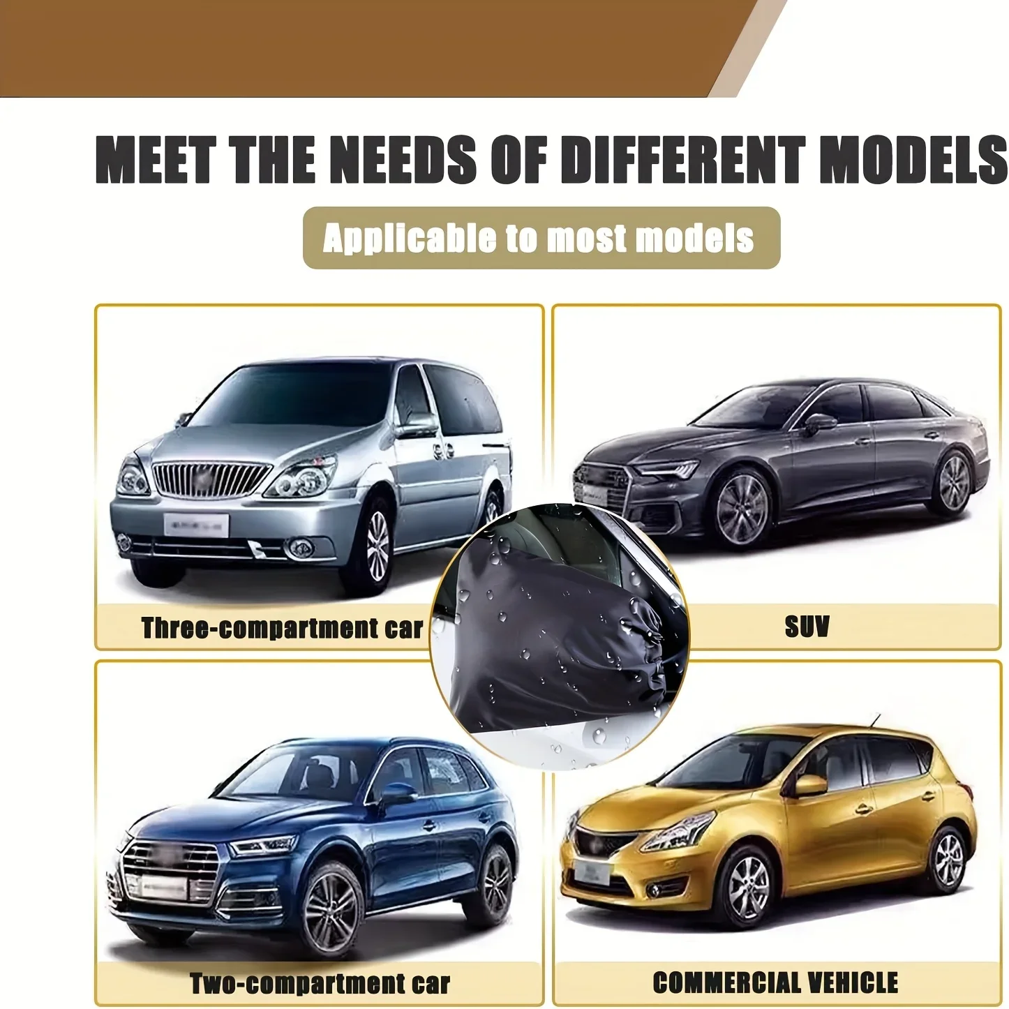 1Pair Rearview Mirror Snow Cover Winter Left and Right Side Mirror Protector Oxford Cloth Snow Freeze Dust Cover Car Accessories