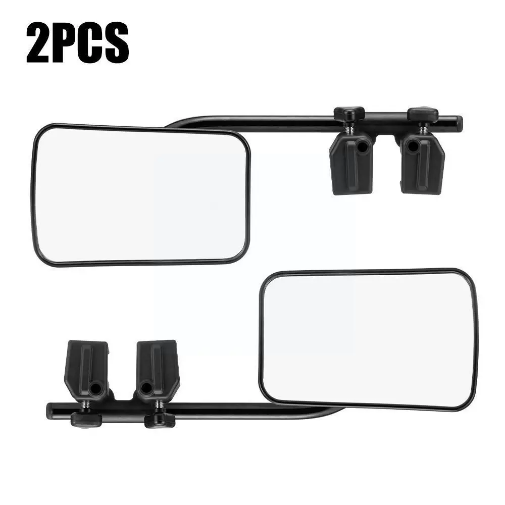 

1 пара вращающихся на 360 градусов регулируемых автомобильных крепежных зажимов зеркала буксировочный прицеп двойные боковые зеркала для грузовика Carav I5H2