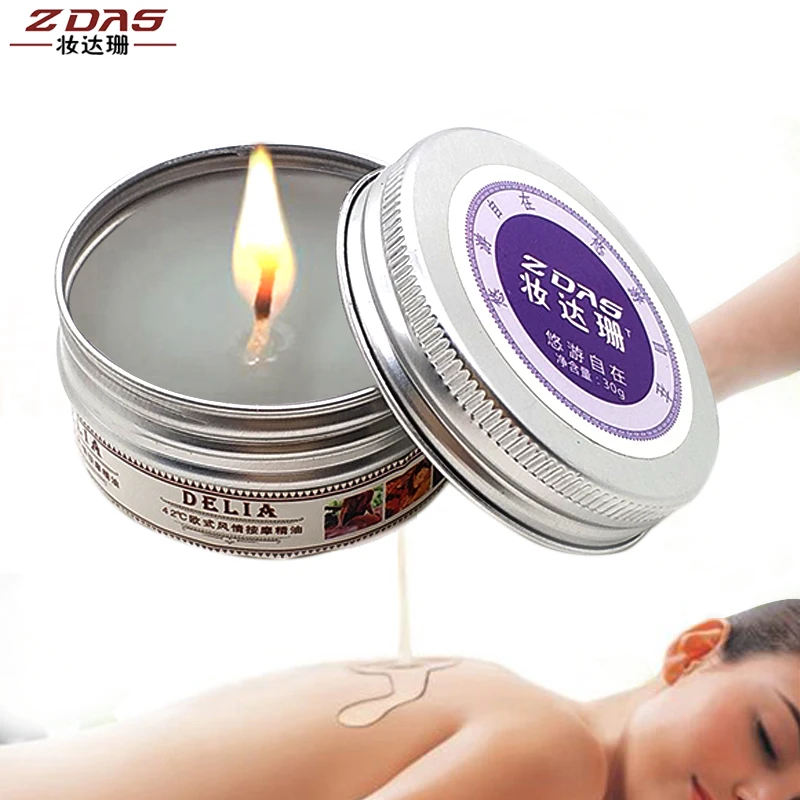 30g Massage Candle Body Waist SM Toy For Adult Relaxation Candles Low Temperature Candle Couple Flirting Valentine Day gift scrub bodys treatment low temperature solid oil fun candles aromatherapy candles massage flirting lighting aphrodisiac rose 30g