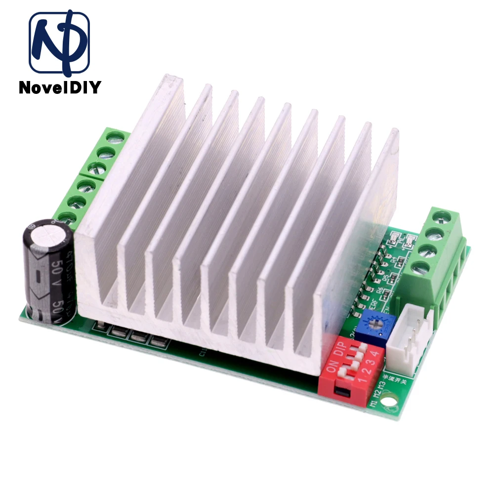 TB6600 Single Axis Two Phase Hybrid Stepper Motor Driver Controller Board Module with Short Circuit Protection 4.5A DC 10-45V