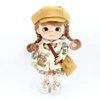 Ob11 Ins Dress Clothes Suit Lolita Dolls Dress With Floral Pattern Outfit Skirt Hat For 1/12 Bjd Obitsu 11 Gsc Ymy P9 Molly Doll 5