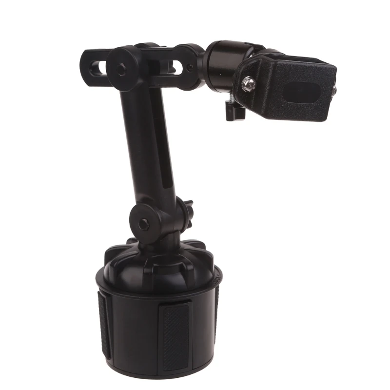 Dropship Handheld Radio Stand Car Walkie Talkie Holder for UV5R Yaesu Universal Adjustable Auto Cup Mount Bracket