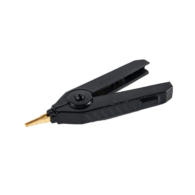 LCR-Plated Copper Alligator Clip Kelvin Four Clip Duckbill Clips Crocodile Adapter Plug Probe for Pen Test lead Cable 2pcs alligator clips electric test clamp test clip test hooks clips