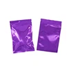 Purple Color Glossy Zip lock Plastic Small Pouch  Gift Candy Party Tea Chips Coffee Bags Aluminum Foil Bag Customized Logo 2