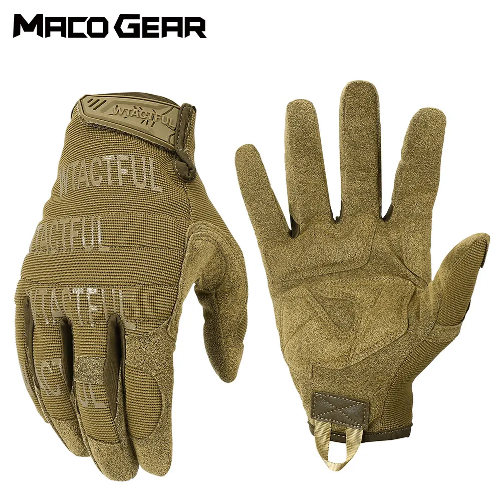 Sport Gloves Outdoor Tactical Touch Screen Training Climbing Shooting Hunting Riding Cycling Bike Full Finger Anti-Skid Mittens
