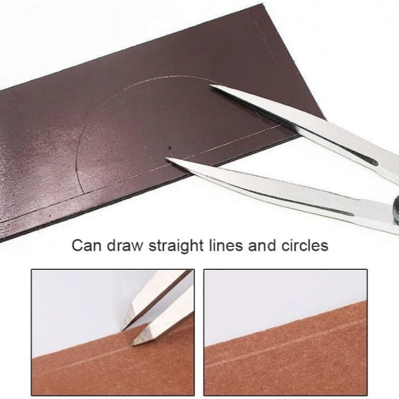 Leather Tool Practical Leathercraft Line Marking Gauge Adjustable