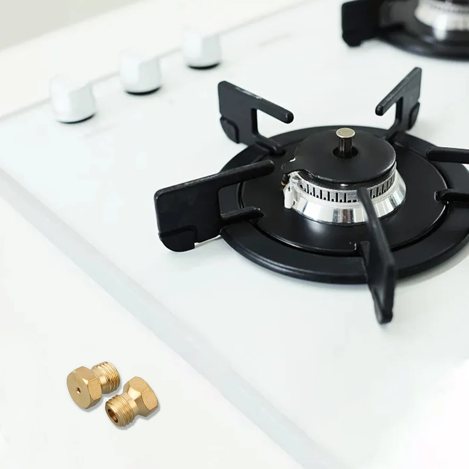 5PCS Burner Gas Natural Gas Hob For LPG Conversion Kit Jets Nozzles Injectors Set Fits Most Available 5-burner Cooktops gas conversion kit waste oil burner