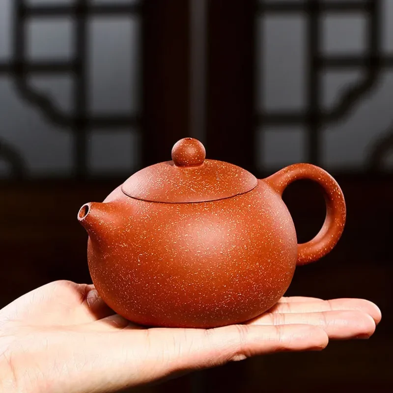 Creative Dragon Blood Sand Shisha Teapot Yixing Pure Hand Handmade Chinese Kongfu Tea Sets 225ml High Quality Home Decora, 1Pc