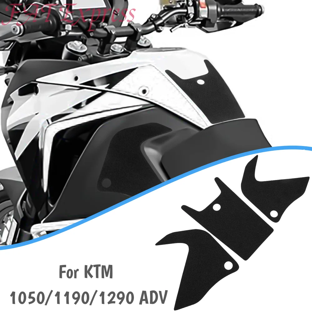 

1050 Adv Tank Pad Gas Tank Traction Pads For KTM 1050 1190ADV 1290 Adventure Fuel Tank Side Stickers Knee Grips Protector Decal