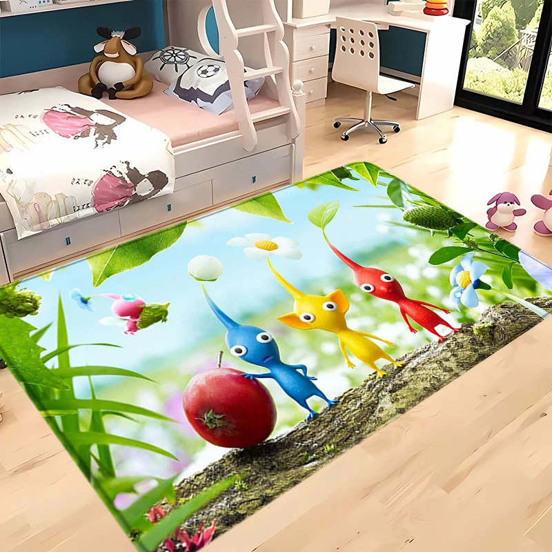 

Door Mat P-Pikmin Living Room Mats Carpets Prayer Rug Rugs Custom Kitchen Carpet Entrance Doormat Home Bath Foot Bathroom Floor