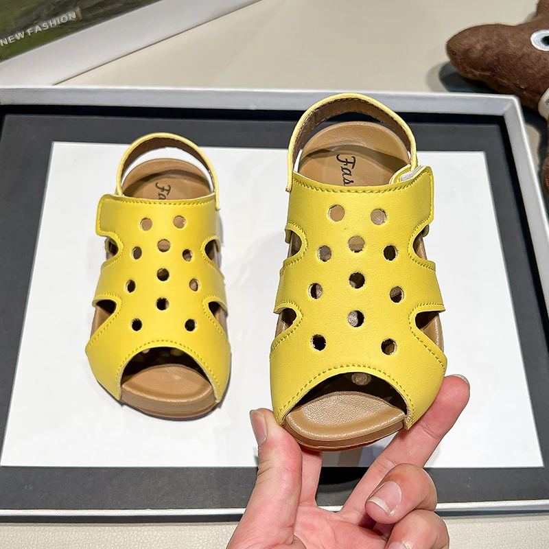 Girls PU Leather Non Slip Summer Sandals