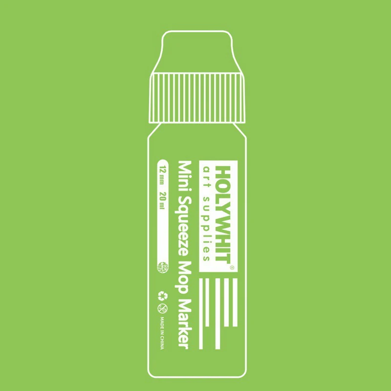 Mini Graffiti Flow Paint Pen - Waterproof Round Tip Fluorescent Art Marker