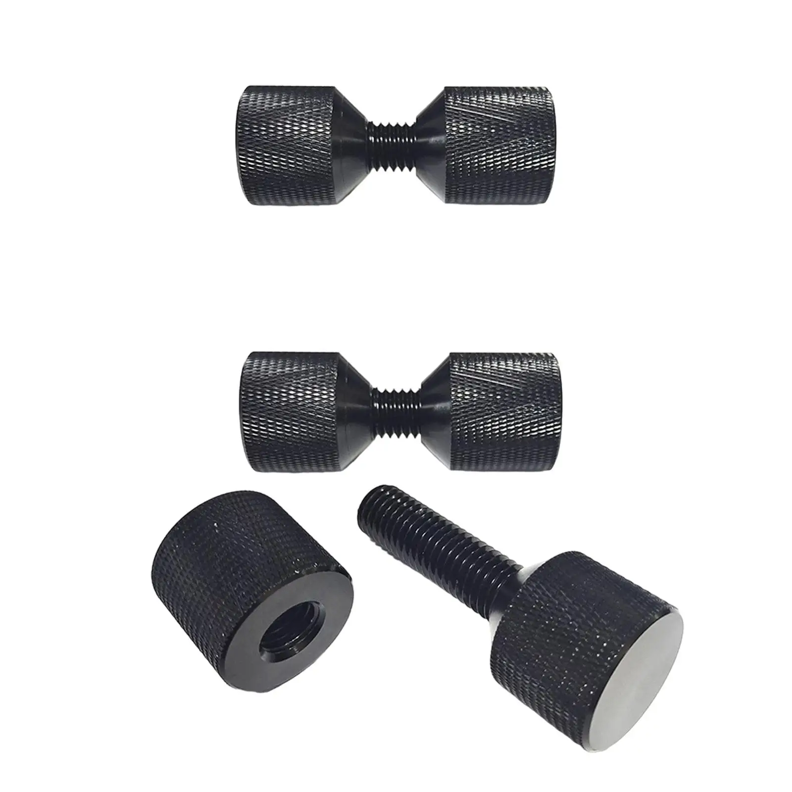 

1-1/8" Two Hole Flange Alignment Pin Set Sturdy Black Finish Accessories Aluminum for 1/2" Pipe to 12" Level 150 Flanges