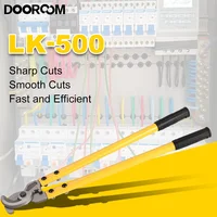 DOOROOM Hardened Cable Cutter Heavy Duty Stainless Steel Wire Rope Cutter for Cutting Steel Wire LK-125 LK-500 Hydraulic Tools 1
