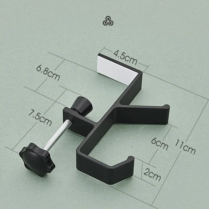Description Picture 2 of itemBag Holder for Table Key Holder Punch-free Table Hook Wall Hanging Rack Multipurpose Holder for Coat Bathroom Hanging organizers