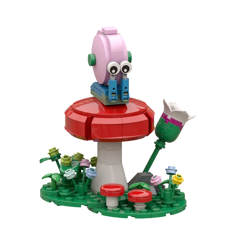 Spild værtinde Udstyr Eske Kouri Moc Magic Fantasy Mushroom Snail House Building Blocks Openable  Adventure Fairy Hut Architecture Brick Toy Kid Gift - Blocks - AliExpress