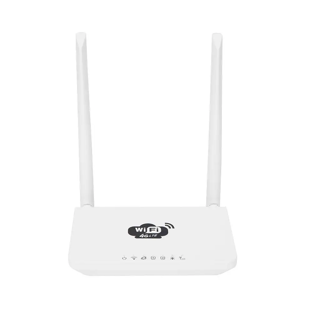

4G беспроводной Wi-Fi роутер LTE 300 Мбит/с Мобильная MiFi Портативная точка доступа со слотом для SIM-карты Американская версия белый