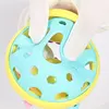 1 Pc 10cm Baby Toy Catch Ball Bendy Baby Walker Rattles Develop Intelligence Ball 0-12 Months Plastic Bell Rattle Doll 3