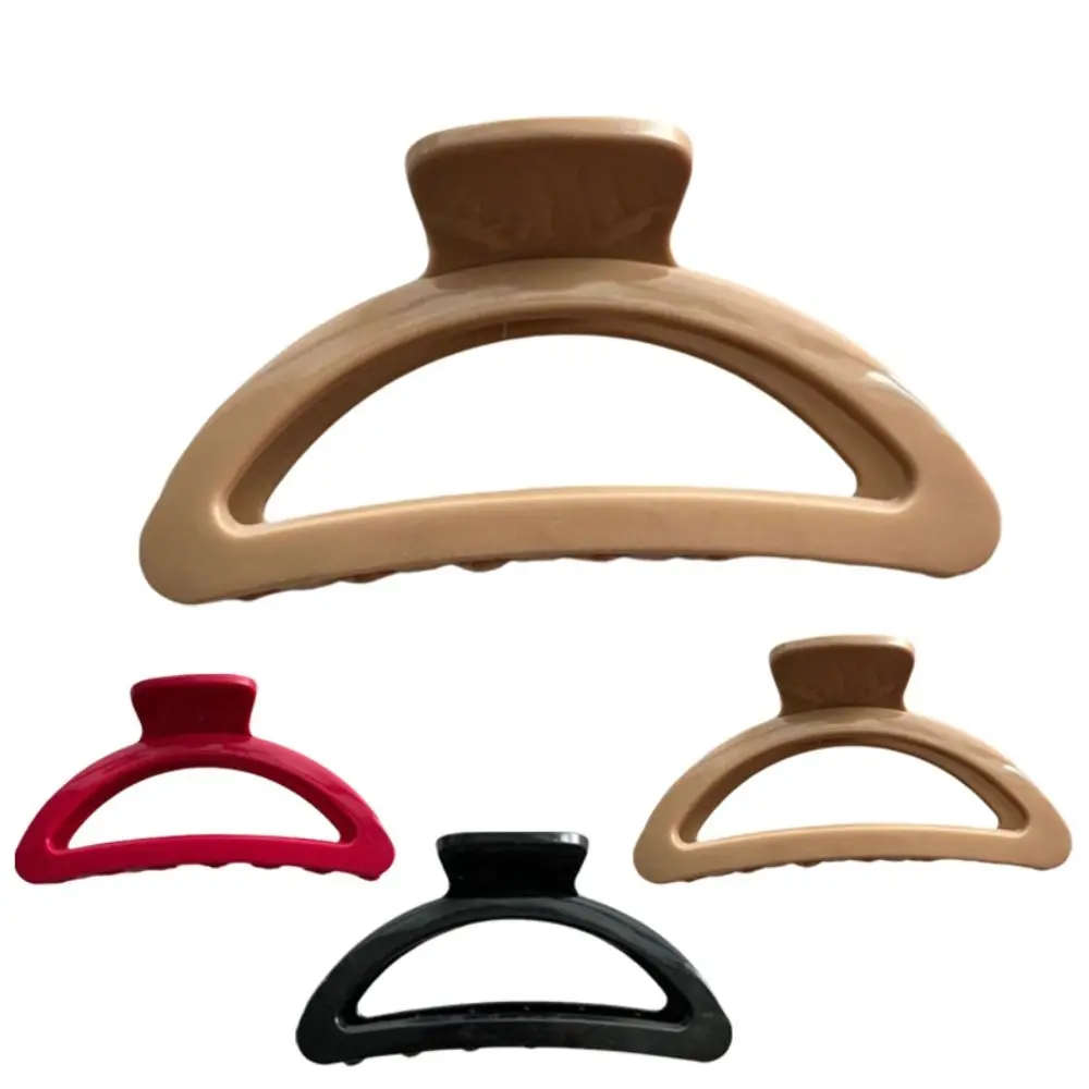 Flexible Unsnappable Hair Claw Clips Anti Collision Protection Soft Silicone Shark Clip Comfortable Non-Slip Hair Clips