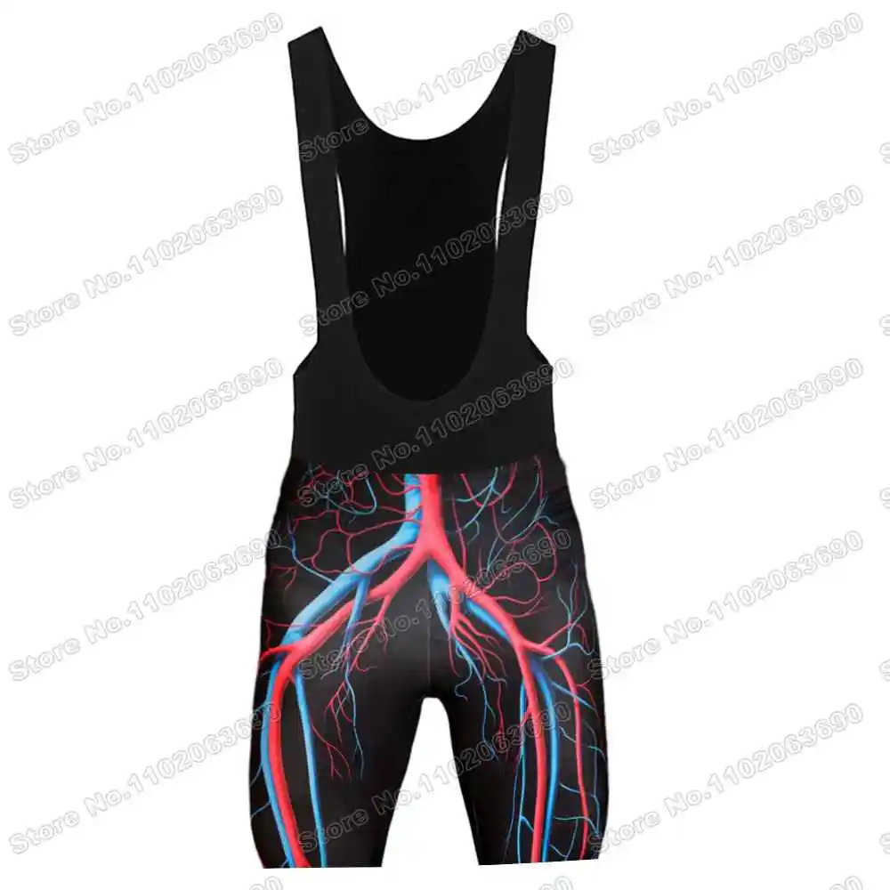 2023 Human Circulatory System Cycling Jersey Set Summer Cycling Clothing Men Road Bike Shirt Suit Bicycle Bib Shorts MTB Maillot 3